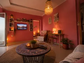 Luxury peach suite with balcony - Image 2