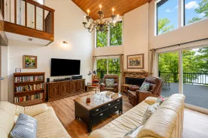 4BR lakefront villa w/ deck, fire pit, W/D, & dock - Image 3