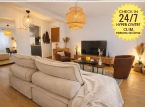 Family apartment 3 bedrooms, parking, 3 min to center - Image 3