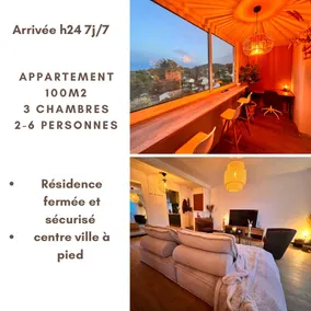 Family apartment 3 bedrooms, parking, 3 min to center - Image 5