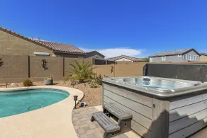3BR airy desert home with pool and hot tub - Image 2
