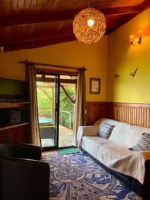Cabin with a family-size tinaja and a beautiful view of the river. - Image 3