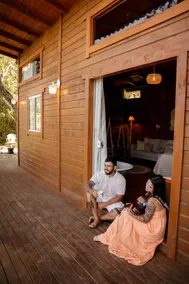 Cozy Riverfront Chalet with Bathtub - Image 5