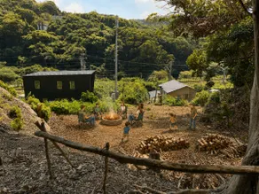 Log cabin overlooking the sea | Campfire in a private rural setting - Image 4