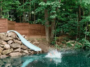 A Frame I Hot Tub l Chickens l Nature Play l Lake - Image 3