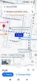 Apartment 150m from UFSM, suite, 5th floor, A/C, garage. - Image 2