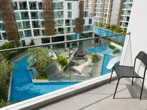 Pool View Condo/Near Central Festival/Cooking Allowed/24 Hour Security/Convenient Living/Big Terrace 5023/One Bedroom - Image 2