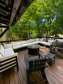 Creekfront Cabin with Waterfall, Hot Tub, Fire Pit - Image 5