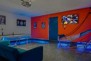 Fire-lit Haven: New Hot Tub+Game Room+Horseshoes - Image 4