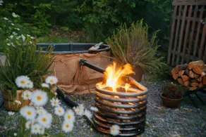 The Woodshed High rise Wood Burning HOT Tub - Image 4