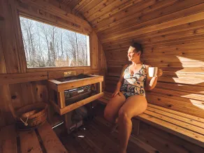 Secluded home in the woods_Sauna_ Heated Game Room - Image 3