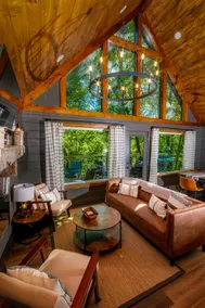 “Not Your Grandma’s Cabin” King Loft/WIFI/Hot Tub! - Image 2
