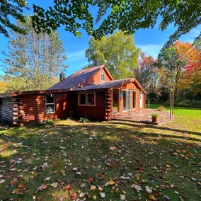 Northwoods Log Cabin w/ Pond & 10 Acres - Image 2