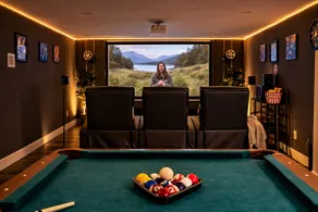 Private Movie Theater Game Room Sleeps 8 Indy - Image 2