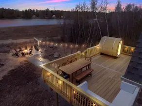 Lake Lux | Lakefront Log Cabin | Hot Tub | Sauna - Image 2