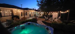 Designer Riverside Retreat, Hot Tub, Fire Pit. - Image 2