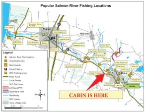 Coho Cabin .3mi to Snowmobile Trail + Salmon River - Image 3