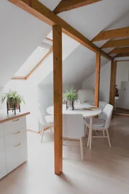 Downtown spacious attic 100 m2, 3 rooms - Image 2