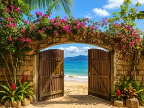 Villa's Lookout | Beachfront Cabin with King Bed - Image 4