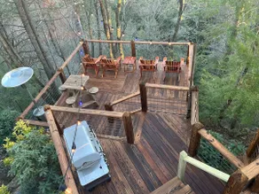 Stay ON a Waterfall—13 acres! Bluffs, deck, views! - Image 3