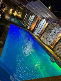 modern villa with coverable warm pool sheik zayed compound - Image 4