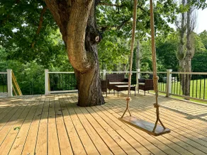 HotTub, Fire Pit, Tree House Deck, Stocked Kitchen - Image 4