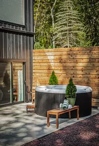 NOIR HAUS Custom Designer Cabin+Hot tub on 2 acres - Image 4