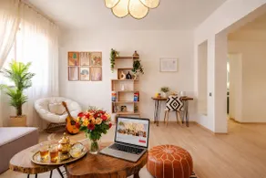 2-bedroom bohemian haven • Bright • Comfortable • Fiber - Image 2