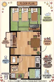 Namba 10 min/Airport Direct Japanese-style Newly Furnished Entire Apartment - Ise - Image 2