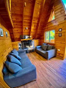 GlampingMORET Beautiful Alpine Cabin M3 with Fireplace - Image 3