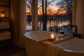 River Retreat | Fire Pit, Spa Tub + Starry Skies - Image 4