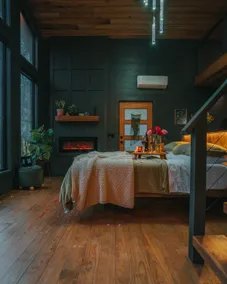 Romantic cabin retreat with hot tub on the lake - Image 2