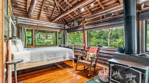 Historic Cabin, Peaceful, Waterside, Patio Firepit - Image 4