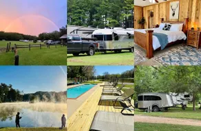 Lakeside Glamping Cabin - King Bed, Pool & Firepit - Image 5
