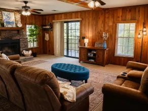 Lakeside Glamping Cabin - King Bed, Pool & Firepit - Image 2