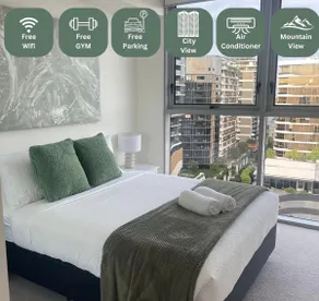 Top-floor Free carpark+gym+pool+Wifi w/view - Image 2