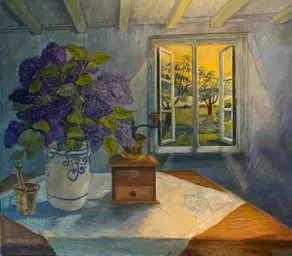 ”Grandma's house and garden”, ”River idyll in the Old Town” - Image 2