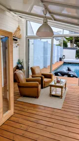 Ty Glaz – Sauna – Private heated pool – Beach 700 m away - Image 5