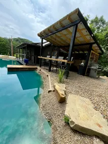 Couples-Only Cabin w/ Private Waterfall + Hot Tub - Image 4