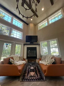 Lux Cabin 2/2, HotTub, Wood Fireplace, Firepit New - Image 2