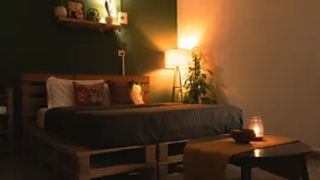 Hidden cozy studio living-700M to Vagator beach - Image 4