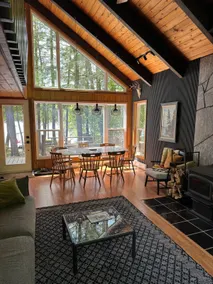 Lakefront cottage, hot tub, dock beach canoe&SUPs - Image 5
