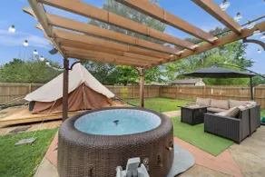 Yurt in Backyard • Hot Tub + Game Room • By AMP - Image 2