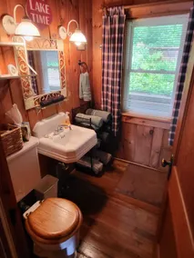 Adirondack Mts. Lakefront Cabin with Hot Tub on Lake Algonquin, Wells , NY. - Image 2