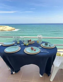 Amazing balcony overlooking the Mediterranean, beach access - Image 2
