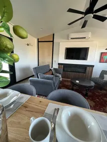 Sweet hill top with view fireplace - Image 5