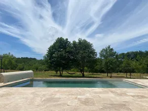 Villa surrounded by nature with pool and beach volleyball - Image 4