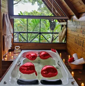 Romantic Jungle Cabin • Waterfall + Free Breakfast - Image 5