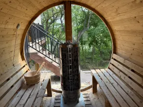 The Ravines • Riverfront A-Frame + Cedar Tub/Sauna - Image 4
