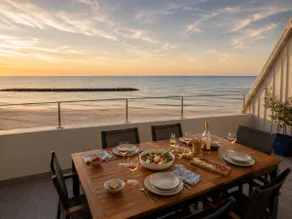 Rose des sables- Appartement familial - terrasse - parking- 1ere ligne Mer Carnon - Image 2